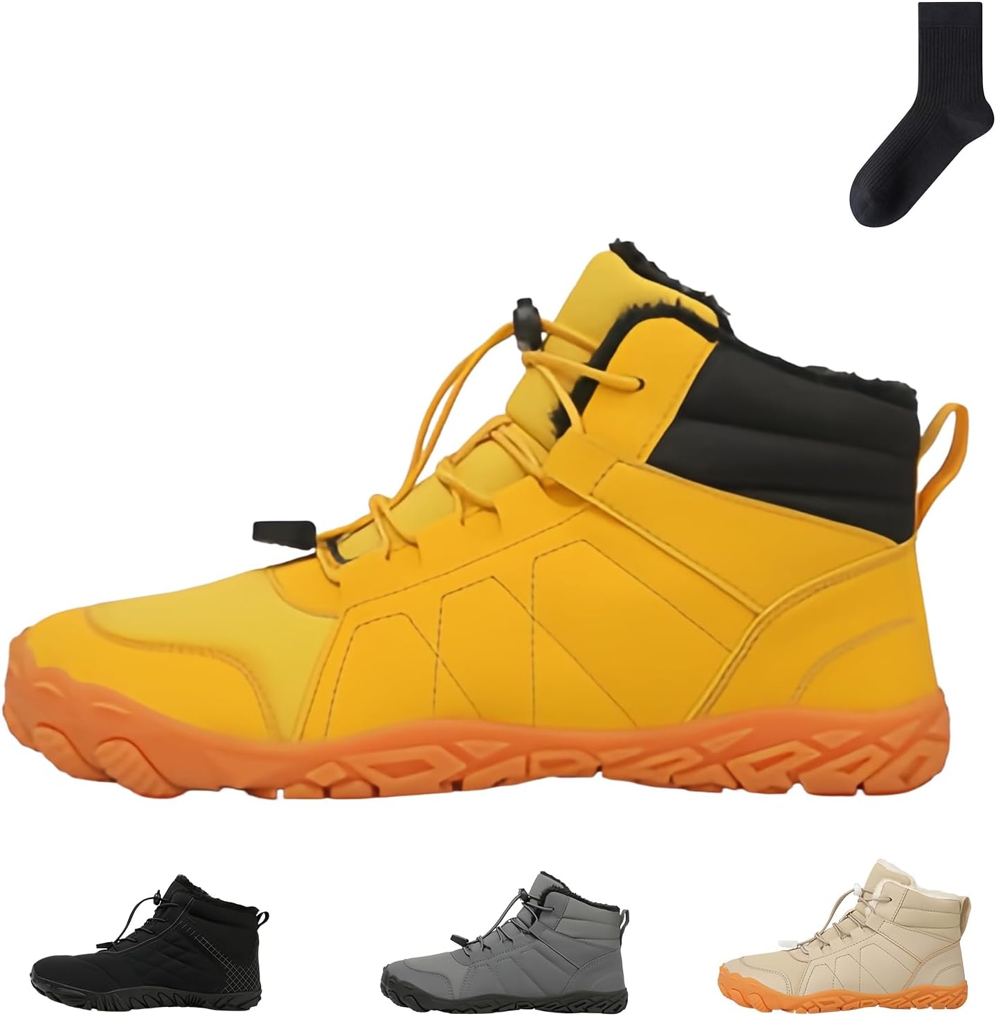 

Зимние походные босоножки, зимняя походная обувь, зимние походные ботинки, снегоступы с нулевым падением для женщин Miokuko, D-2 Men 7/9women