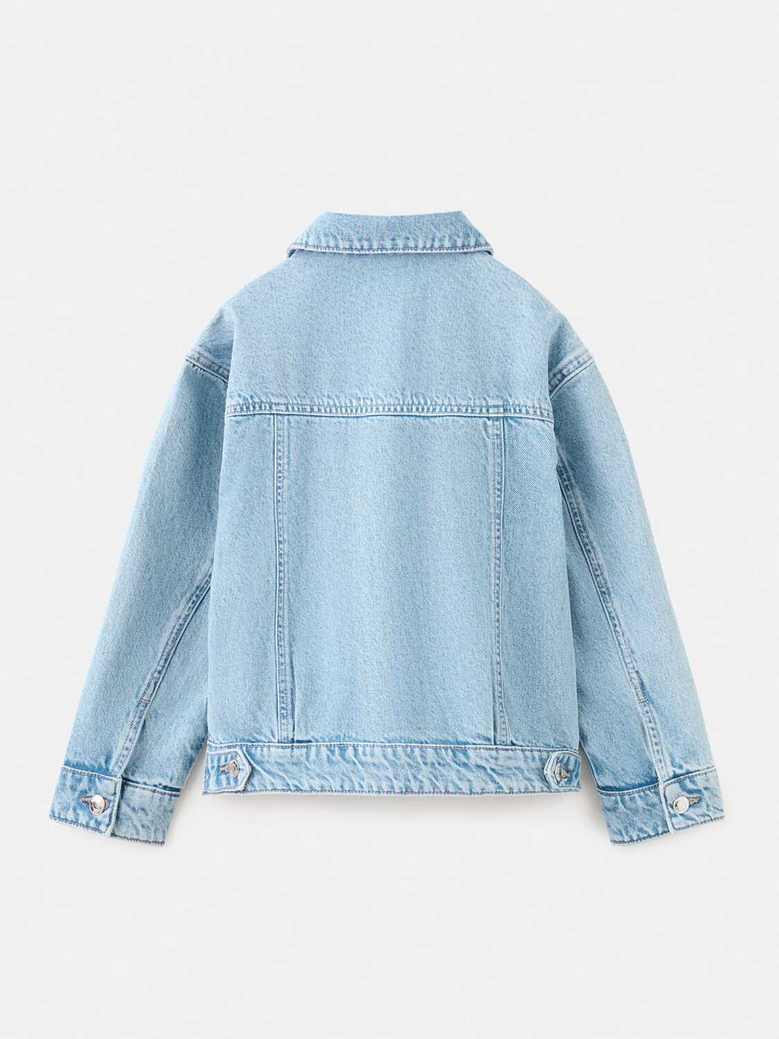 MANGO KIDS Межсезонная куртка 'Alice' в светло-голубом цвете — фото 2