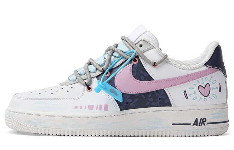 

Кроссовки Nike Air Force 1 Skateboarding Shoes Women's Low-top White/powder, розовый