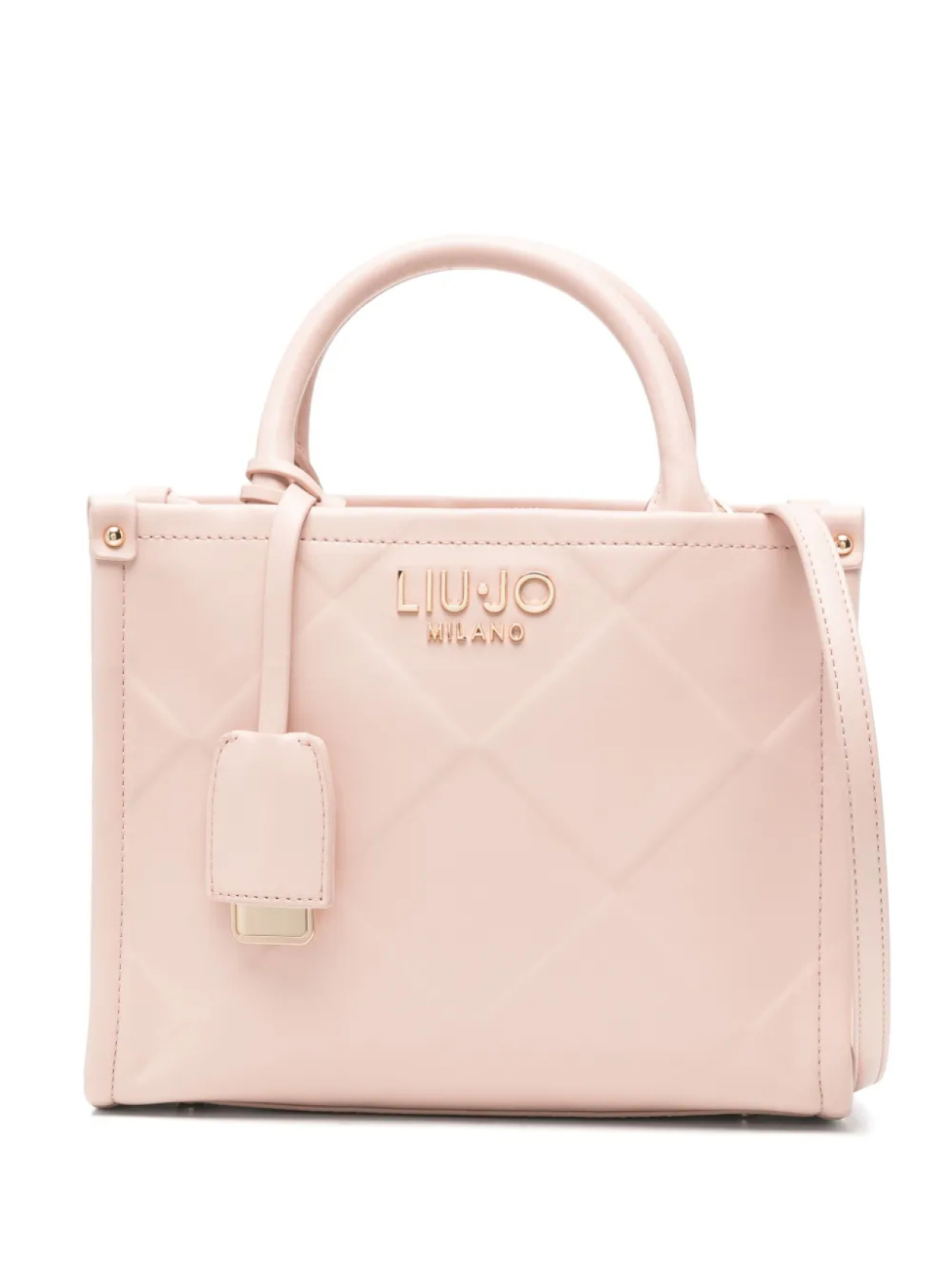 

Сумка-тоут с логотипом LIU JO, розовый