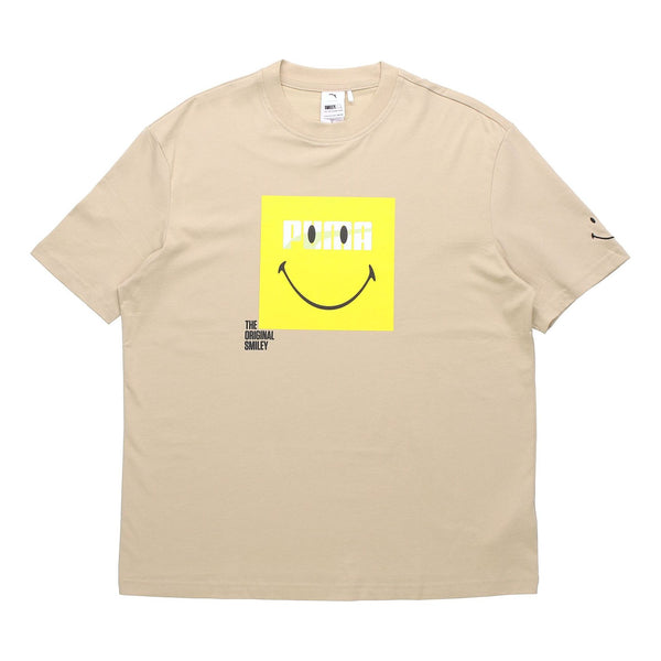 

Футболка x smiley sports round-neck tee khaki Puma, хаки