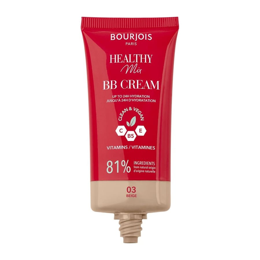 Bourjois Healthy Mix кроющий BB-крем с витаминами C, E и комплексом B5 №. 03 Бежевый, 30 мл — фото 4