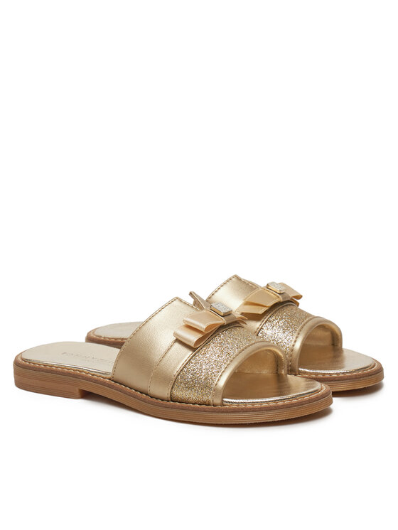Шлепанцы Sandal T4A2-33942-0572 M Tommy Hilfiger, золотой — фото 2