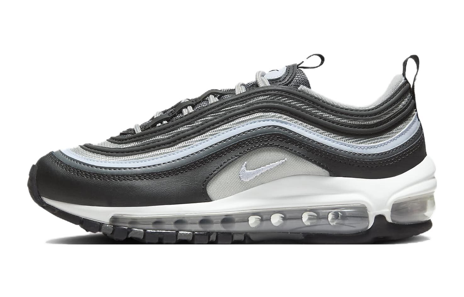 

Кроссовки Nike Air Max 97 Black Blue Tint GS, черный/серый