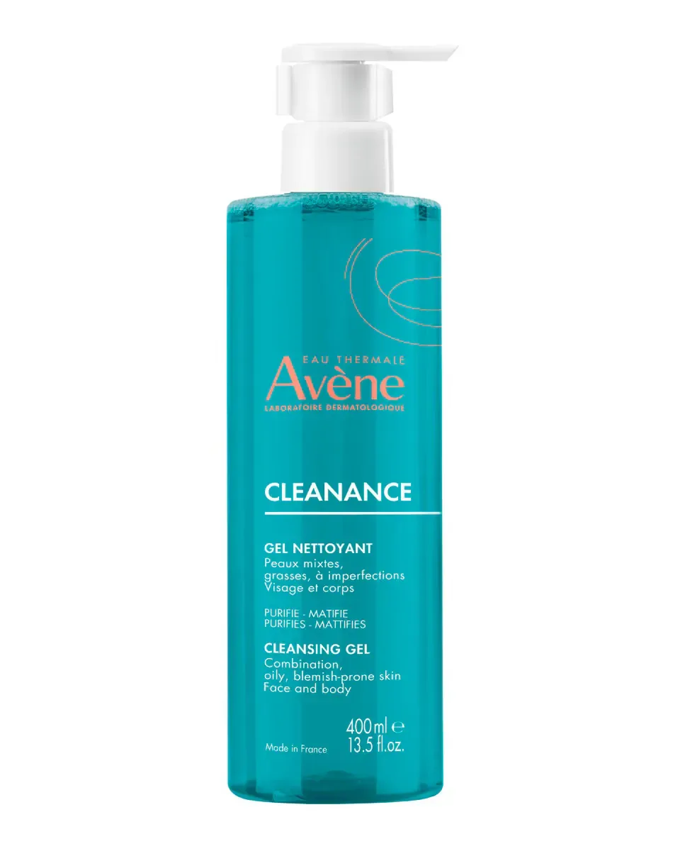 Гель для умывания Avene — Гель для очищения кожи от акне Cleanance Avène, 400 мл