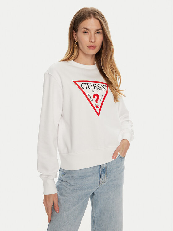 

Толстовка свободного кроя Guess, белый