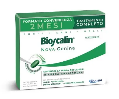 

Bioscalin Nova Genina 60 таблеток Здоровые волосы