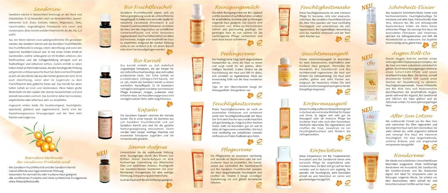 Крем для рук CMD Sandorini с облепиховым маслом, 2 шт. Cmd Naturkosmetik — фото 2