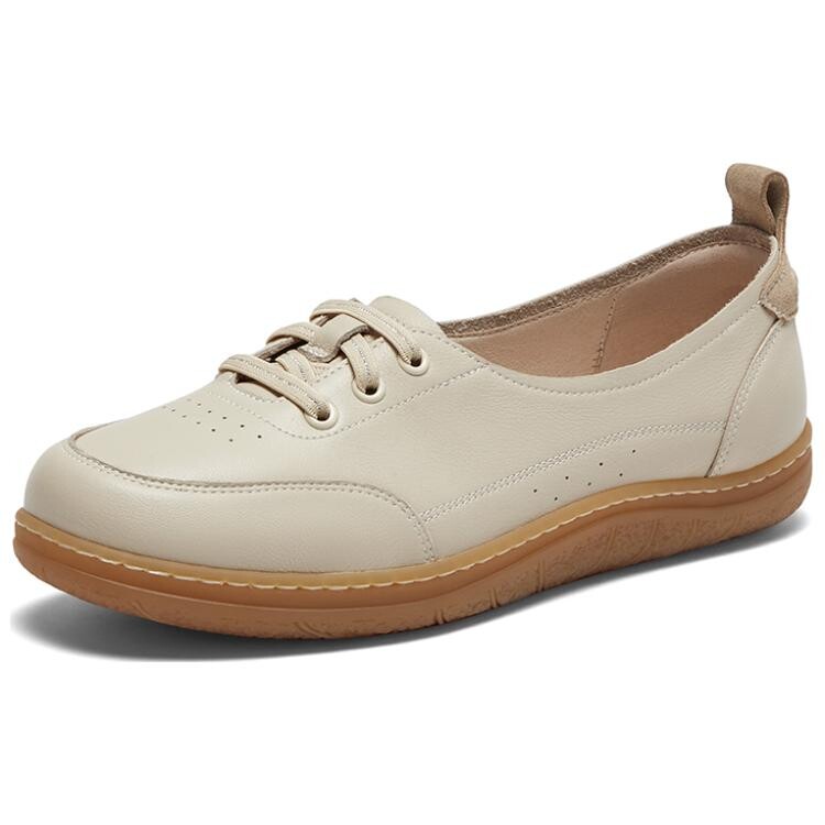 Туфли женские повседневные Women's Casual Shoes Women's Low-Top Skap, цвет Apricot — фото 2