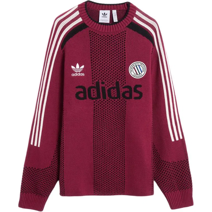 Футболка с логотипом Adidas Originals Adicolor Blokecore бордовая