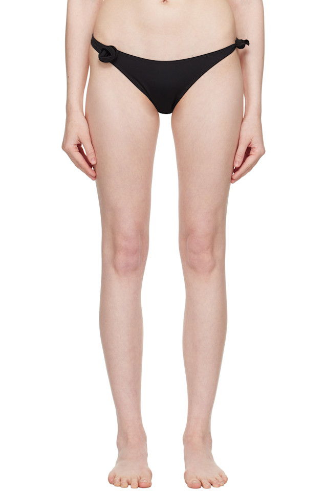 

Цветочные бикини-трусики Coperni, черный