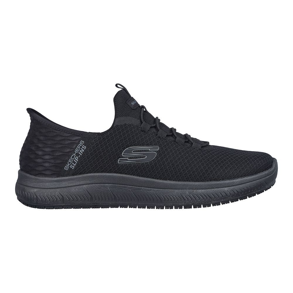 Мужская обувь Skechers Hands Free Slip-ins Work Summits Colsin, черный — фото 2