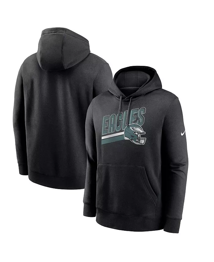

Мужской черный худи Philadelphia Eagles Club Fleece с начесом Nike