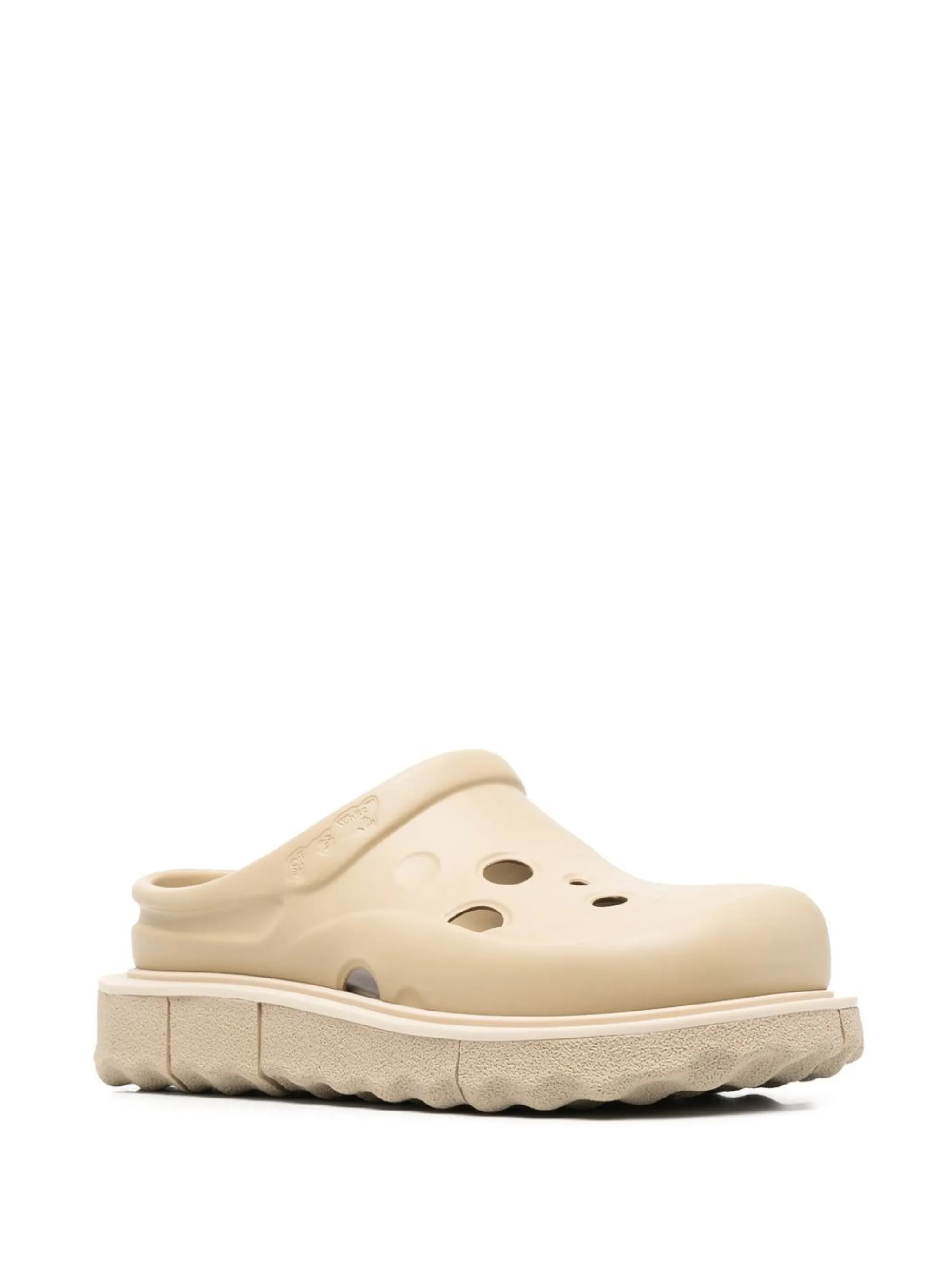 Клоги Spongesole Meteor Off-White, бежевый — фото 2