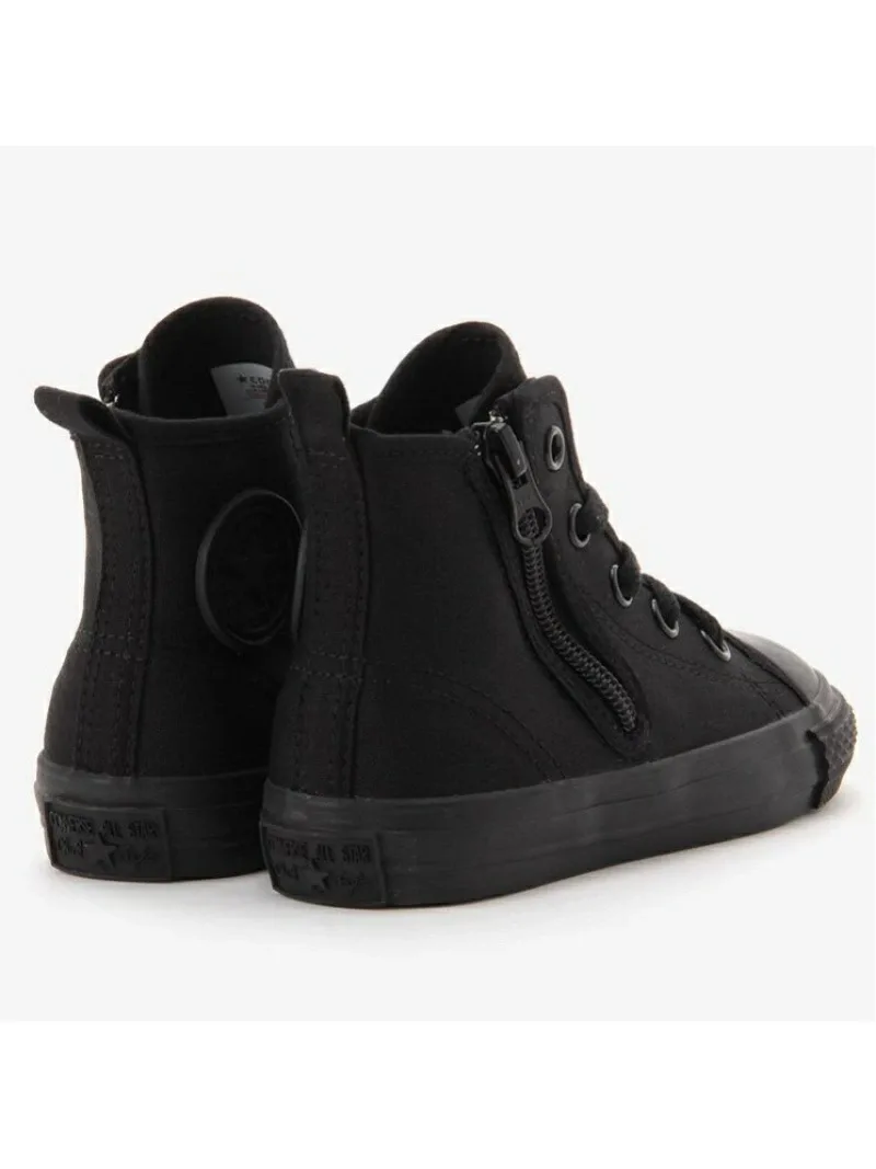 Кроссовки Детская сборная Новой Зеландии по стрижке «хай-кат» Converse, Black Monochrome — фото 3