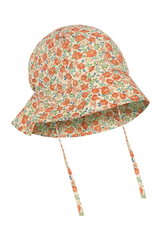 

Детская хлопковая шляпа VERBENA SUN HAT GOTS Konges Sløjd, оранжевый