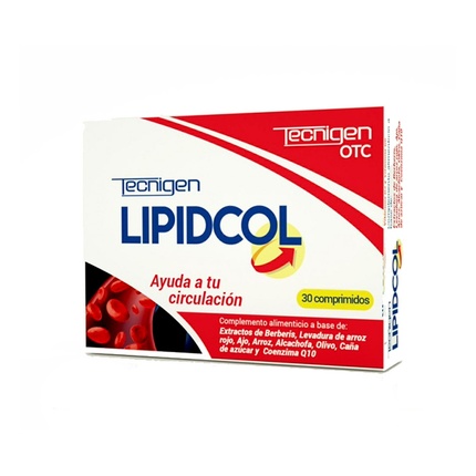 

Безрецептурный препарат TecniGen Lipidcol 30 таблеток Otc