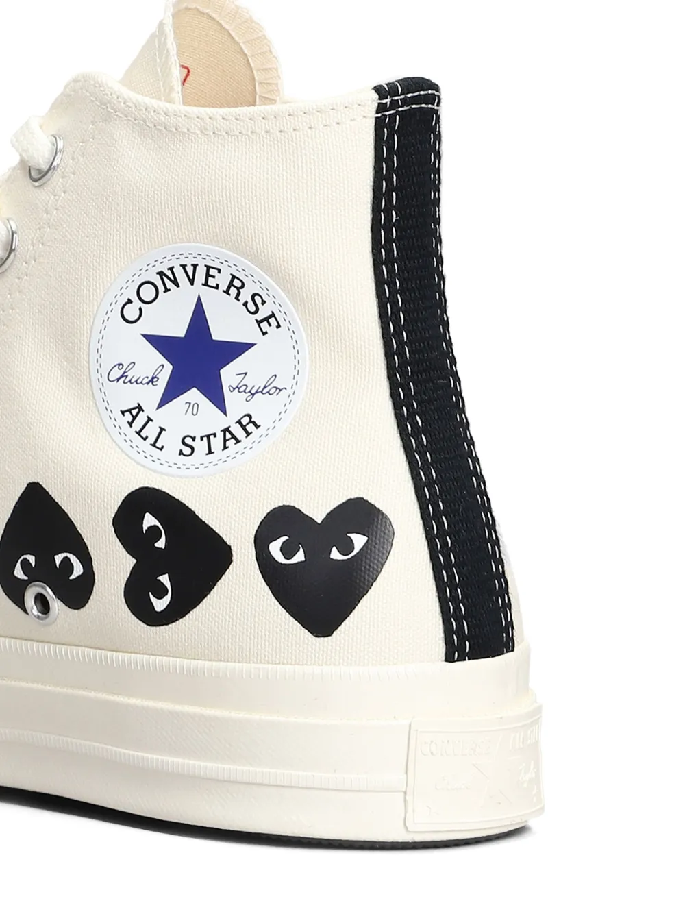 Кеды Chuck 70 Comme Des Garçons Play X Converse, нейтральный — фото 4