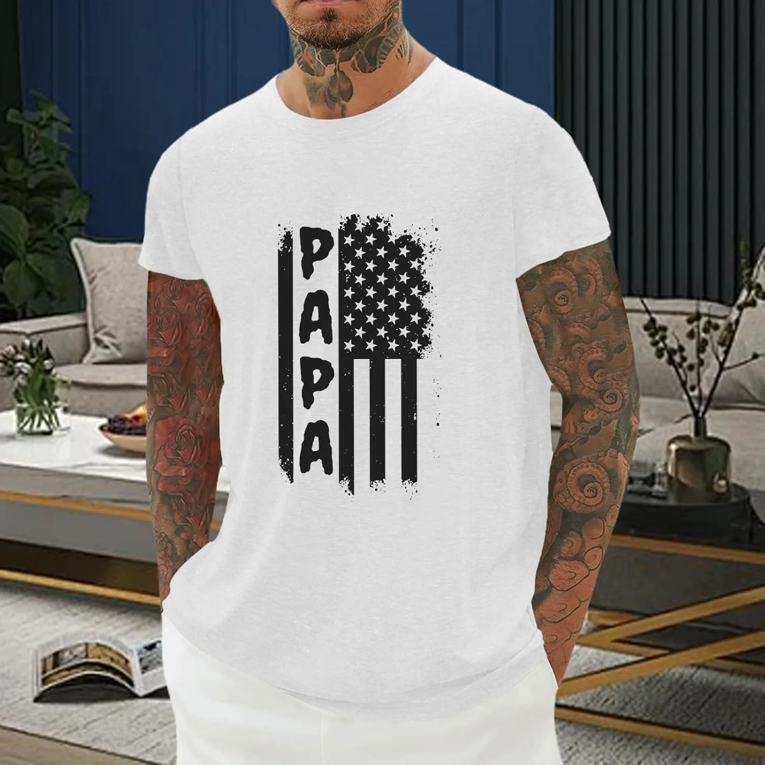 Футболка Papa Shirts для дедушки | Casual, влагоотводящая — фото 2
