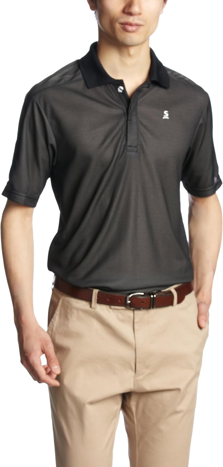 

Футболка-поло Srixon Cool Contact & Heat Shield с дезодорирующим эффектом, черный