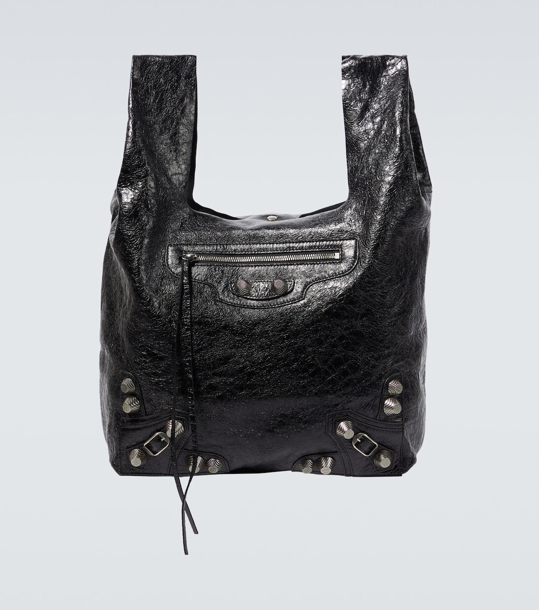 

Кожаная сумка через плечо le cagole Balenciaga, черный