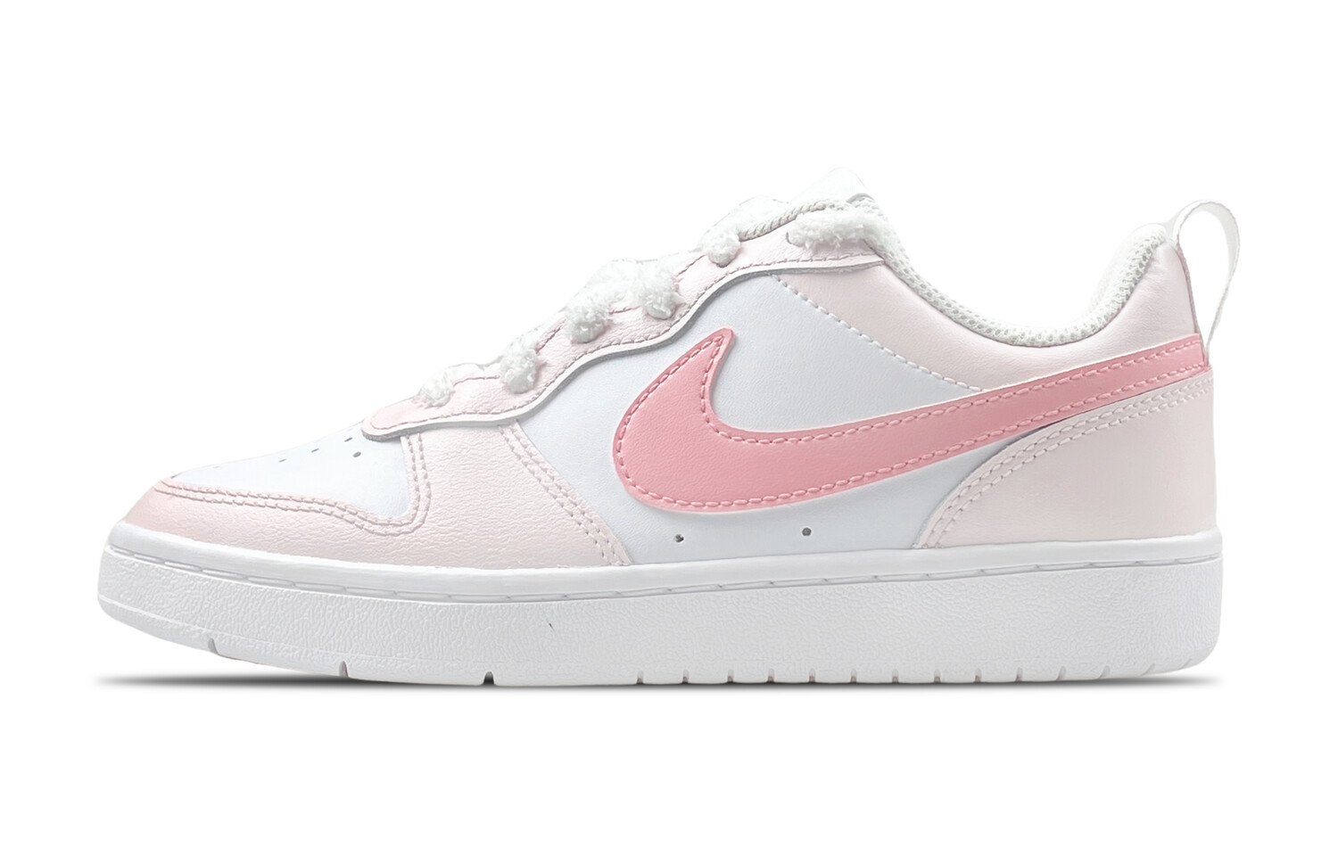 

Кроссовки Nike Court Borough Skateboard Shoes Women's Low-Top Pink White, розовый