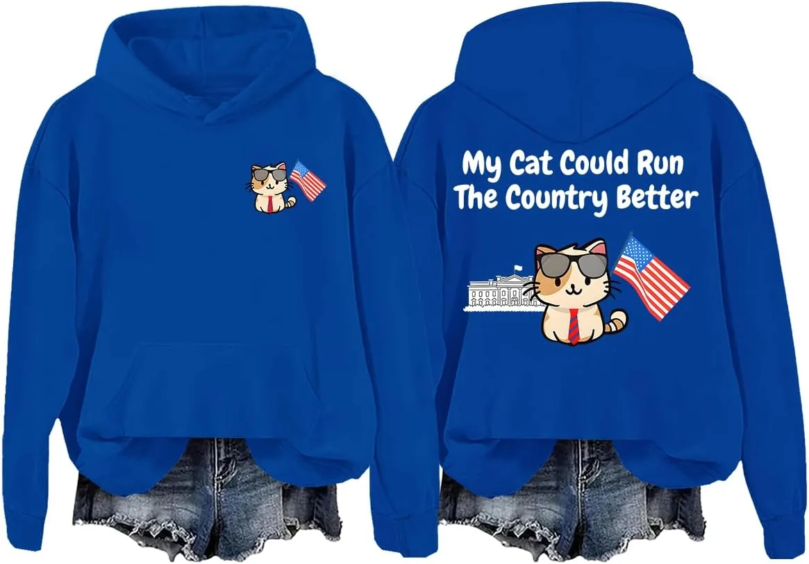 

Толстовка My Cat Could Run The Country Better woati