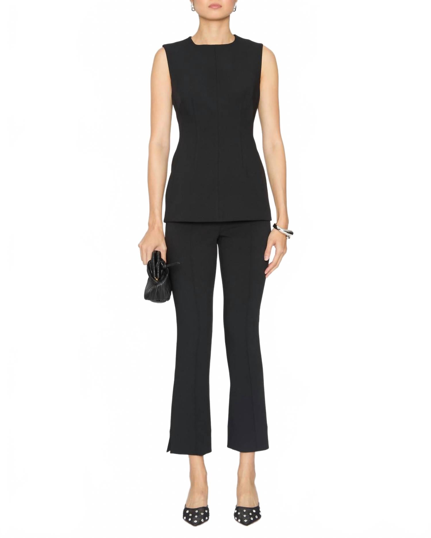 

Veronica Beard Топ без рукавов Faith, черный