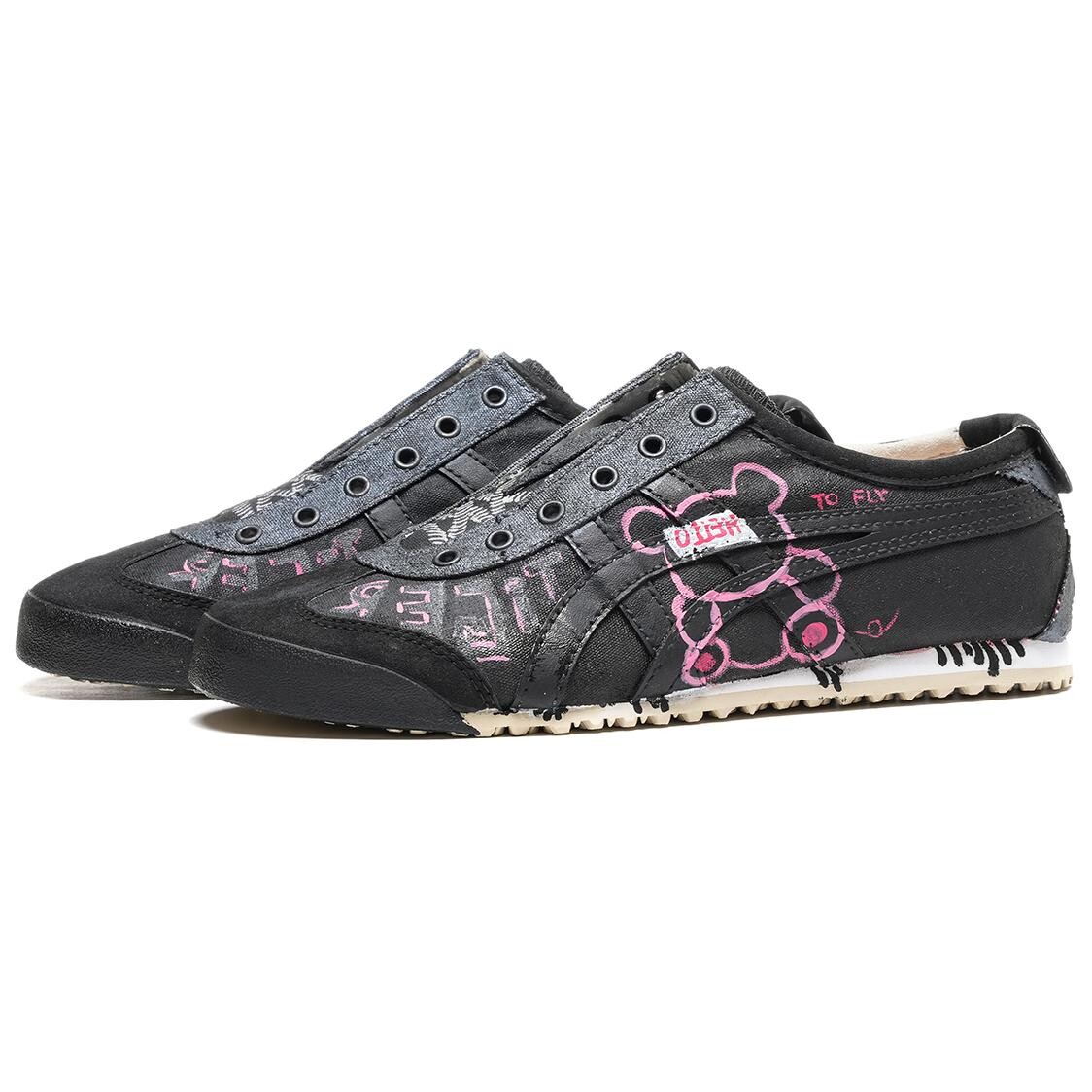 Кроссовки Onitsuka Tiger MEXICO 66 Lifestyle Shoes Unisex Low-top Black, черный — фото 3