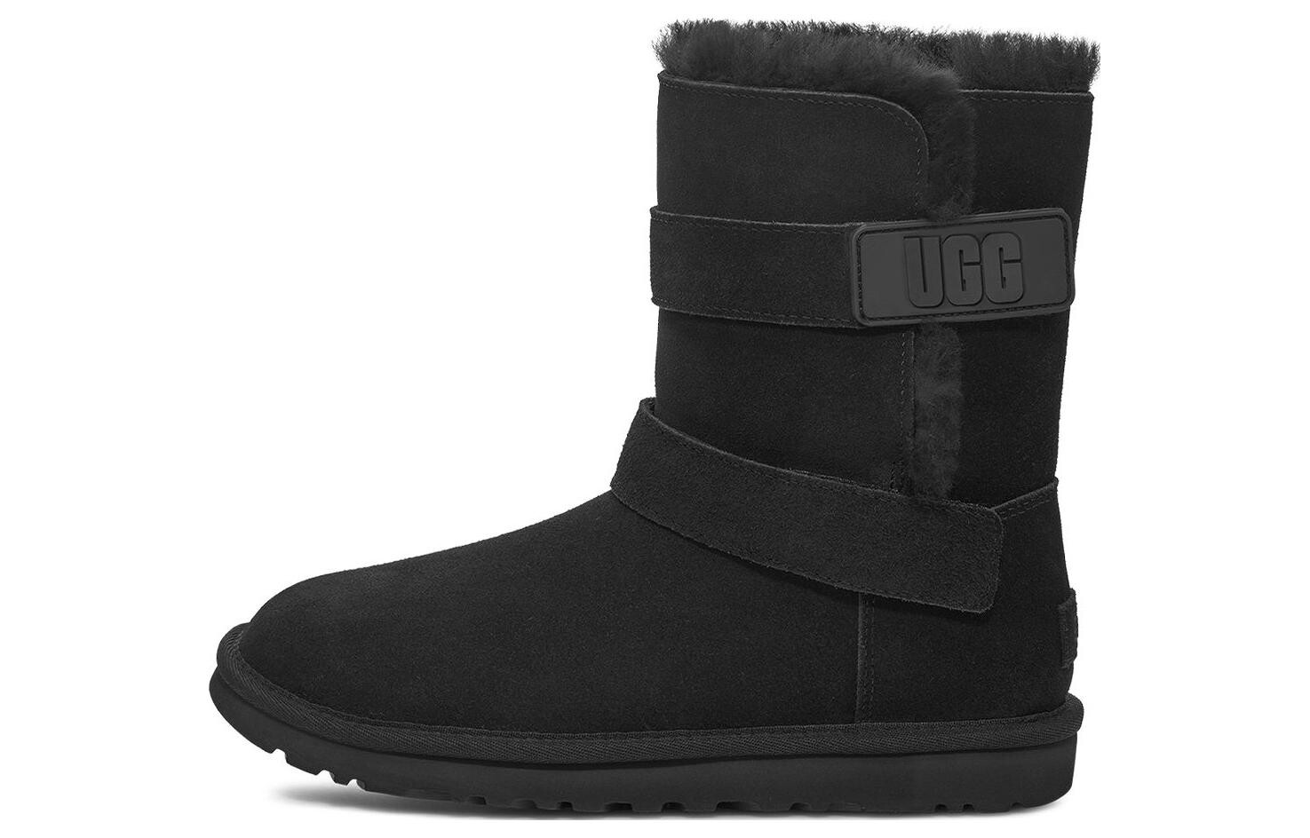 Угги женские UGG Bailey Graphic Logo, черный