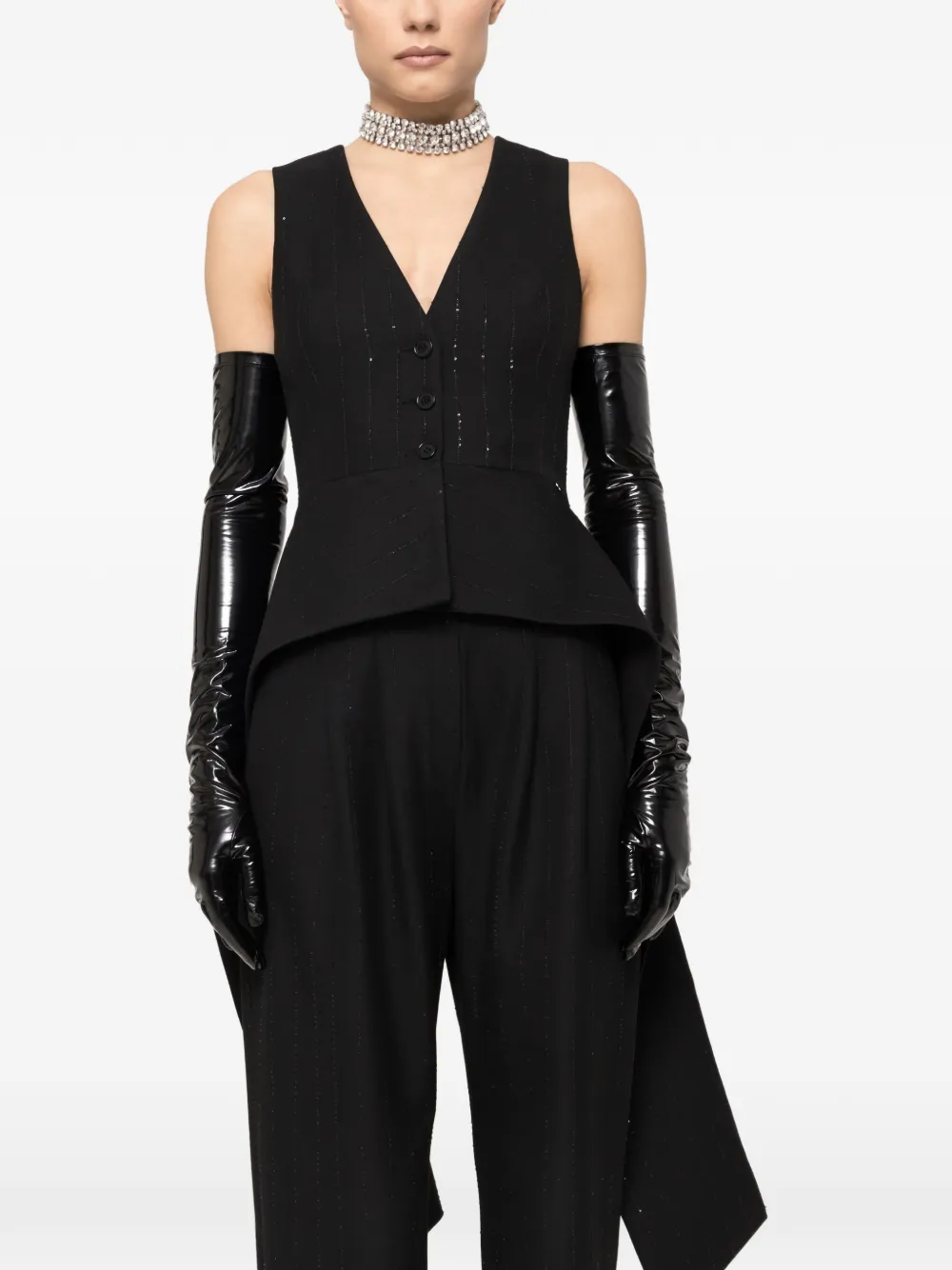 

Жилет с пайетками NISSA, черный