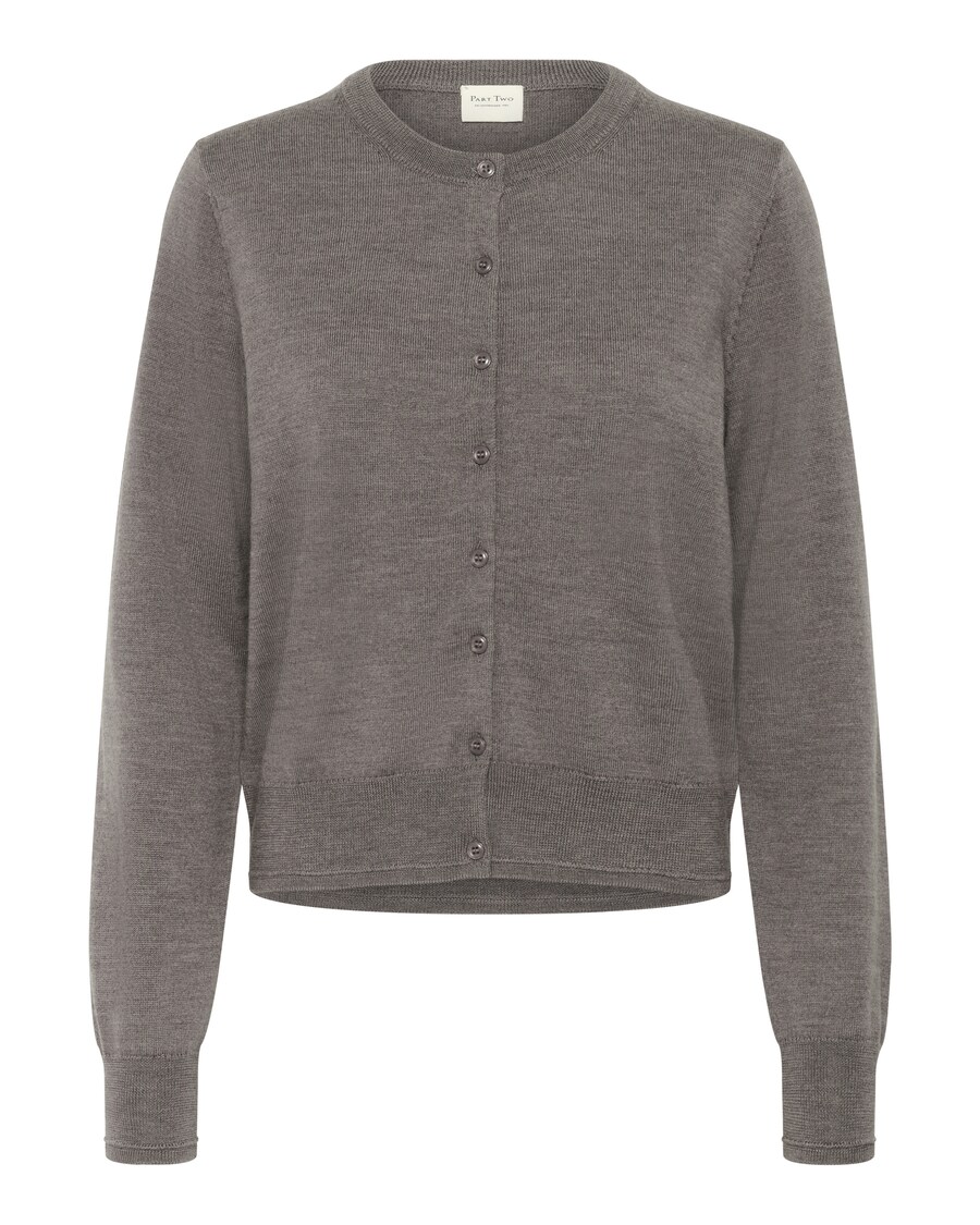 

Вязаный кардиган Part Two Noelani, mottled brown