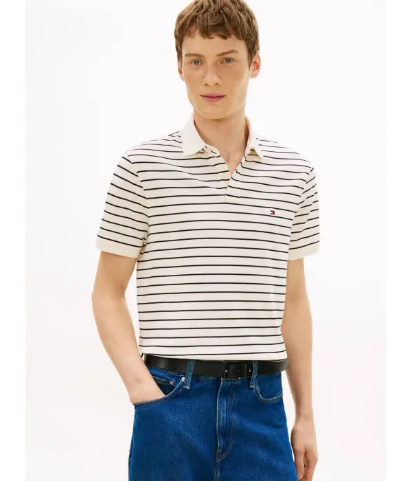 Поло 1985 regular fit Tommy Hilfiger, экрю