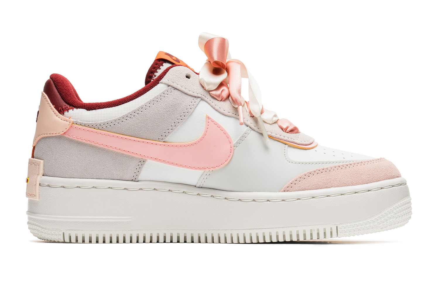 

Кроссовки Nike Air Force 1 Skateboard Shoes Women's Low-Top White Pink