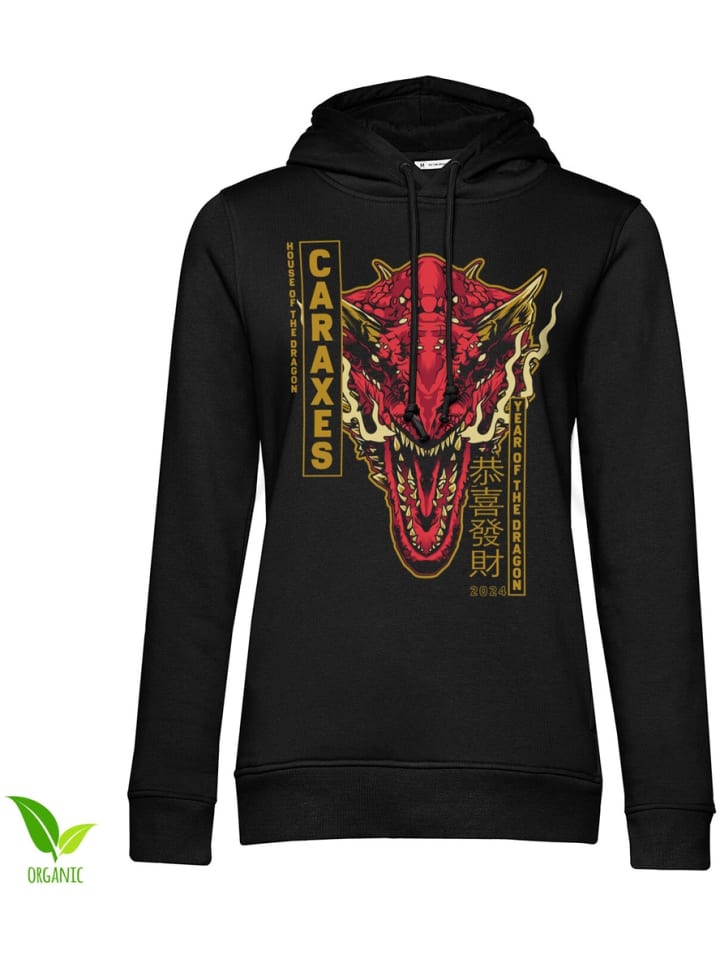 

Толстовка Caraxes Dragon Girls Hoodie House Of The Dragon, черный