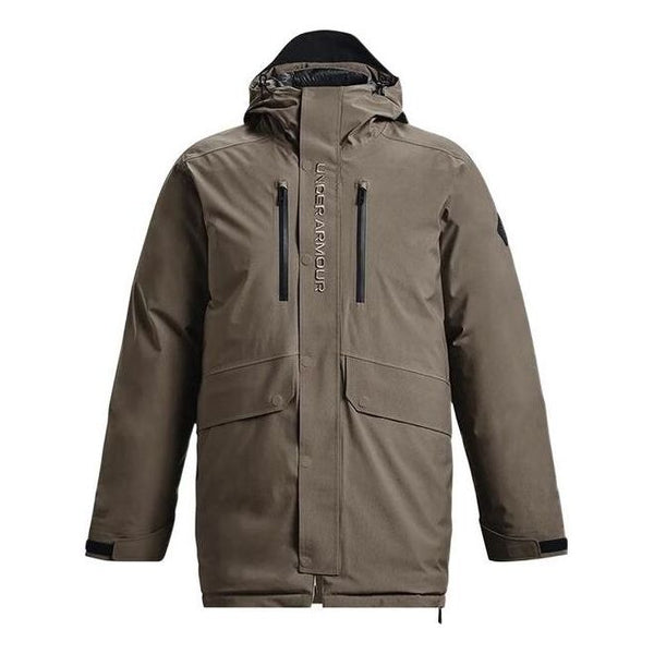 

Куртка stormproof extreme down jacket 'brown' Under Armour, коричневый