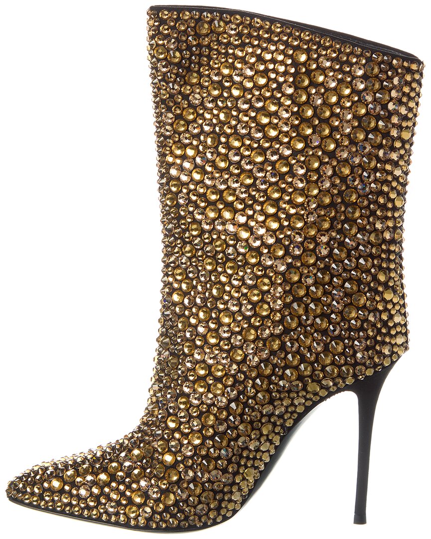 Ботильоны Giuseppe Zanotti Merissa Sparkle 105, черный — фото 2