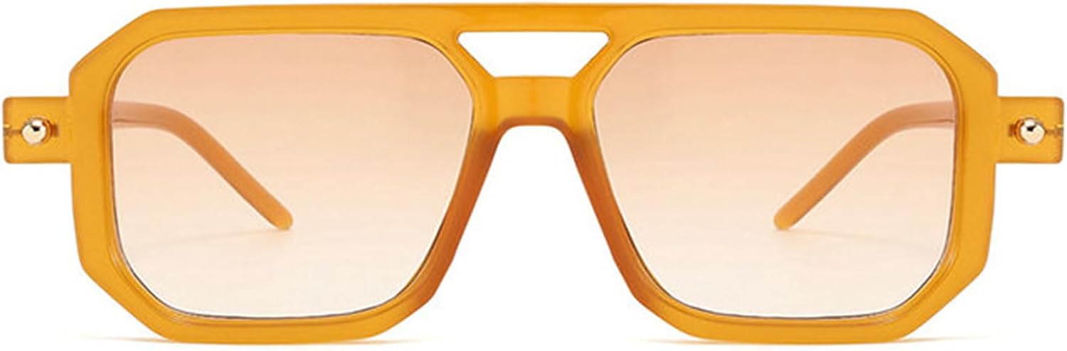 

Винтажные солнцезащитные очки-пилот от Helena для женщин и мужчин, в стиле ретро 70-х, плоские, квадратные, с градиентным переходом цвета, модные, стильные, с защитой от УФ-излучения UV400, C15