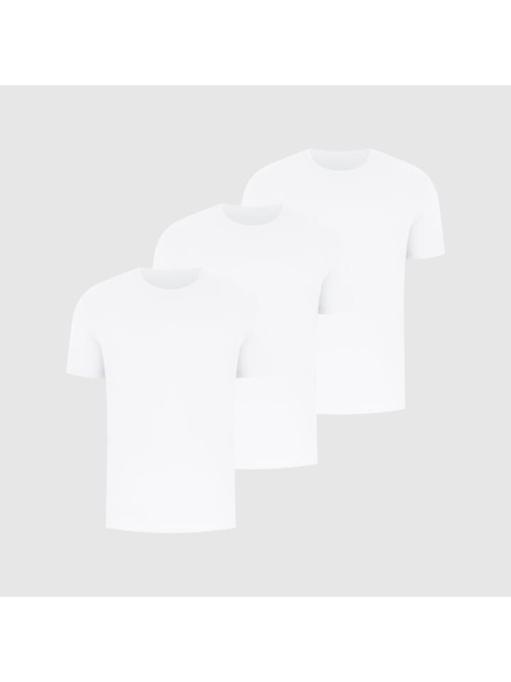 

Футболка Karry, упаковка из 3 шт., белого цвета SMILODOX, Белый, Футболка Karry, упаковка из 3 шт., белого цвета SMILODOX