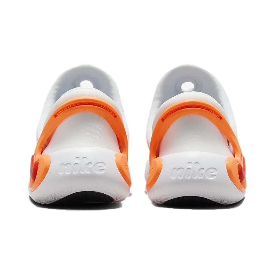 Nike Детские кроссовки Dynamo 2 EasyOn с нескользящей подошвой, белые, оранжевые, для детей от 3 до 7 лет — фото 4