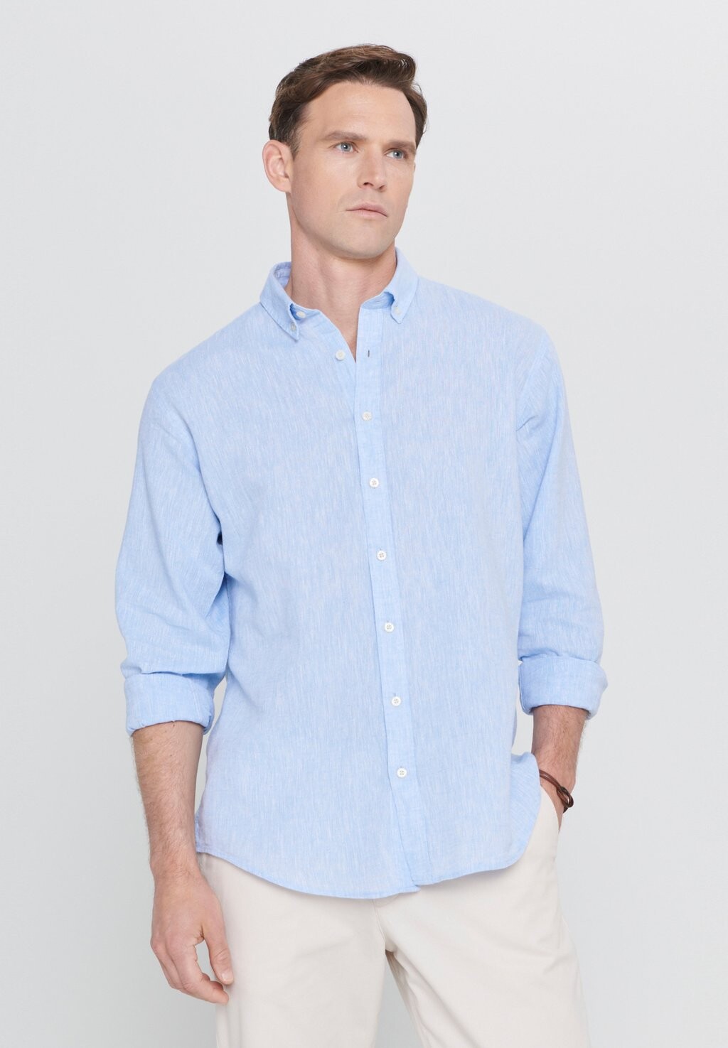 

Рубашка Comfort Fit AC&CO / ALTINYILDIZ CLASSICS, синяя