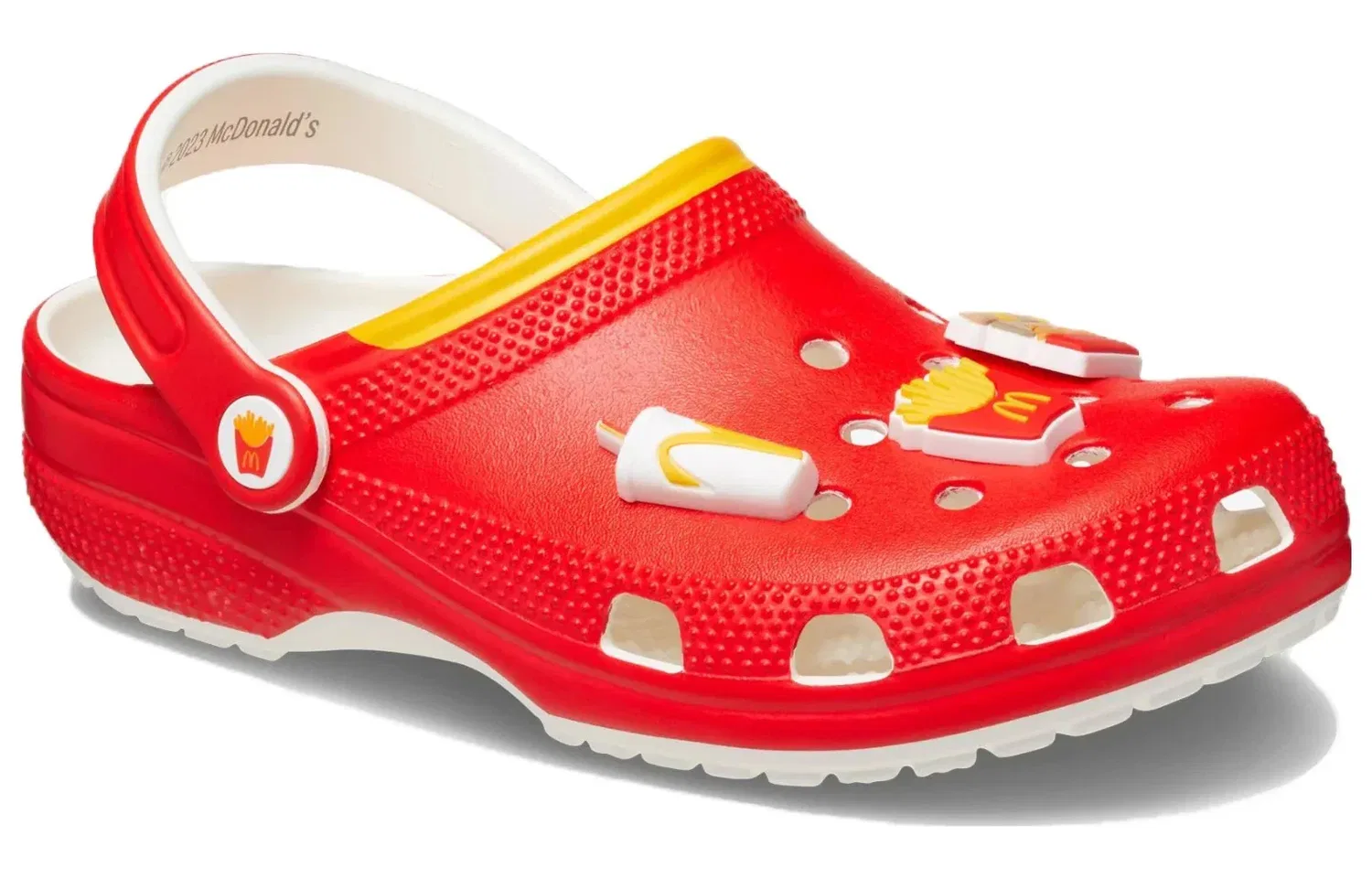 Crocs Classic 209858-90H Clog Red McDonald's Casual Shoes JAX1245 — фото 4
