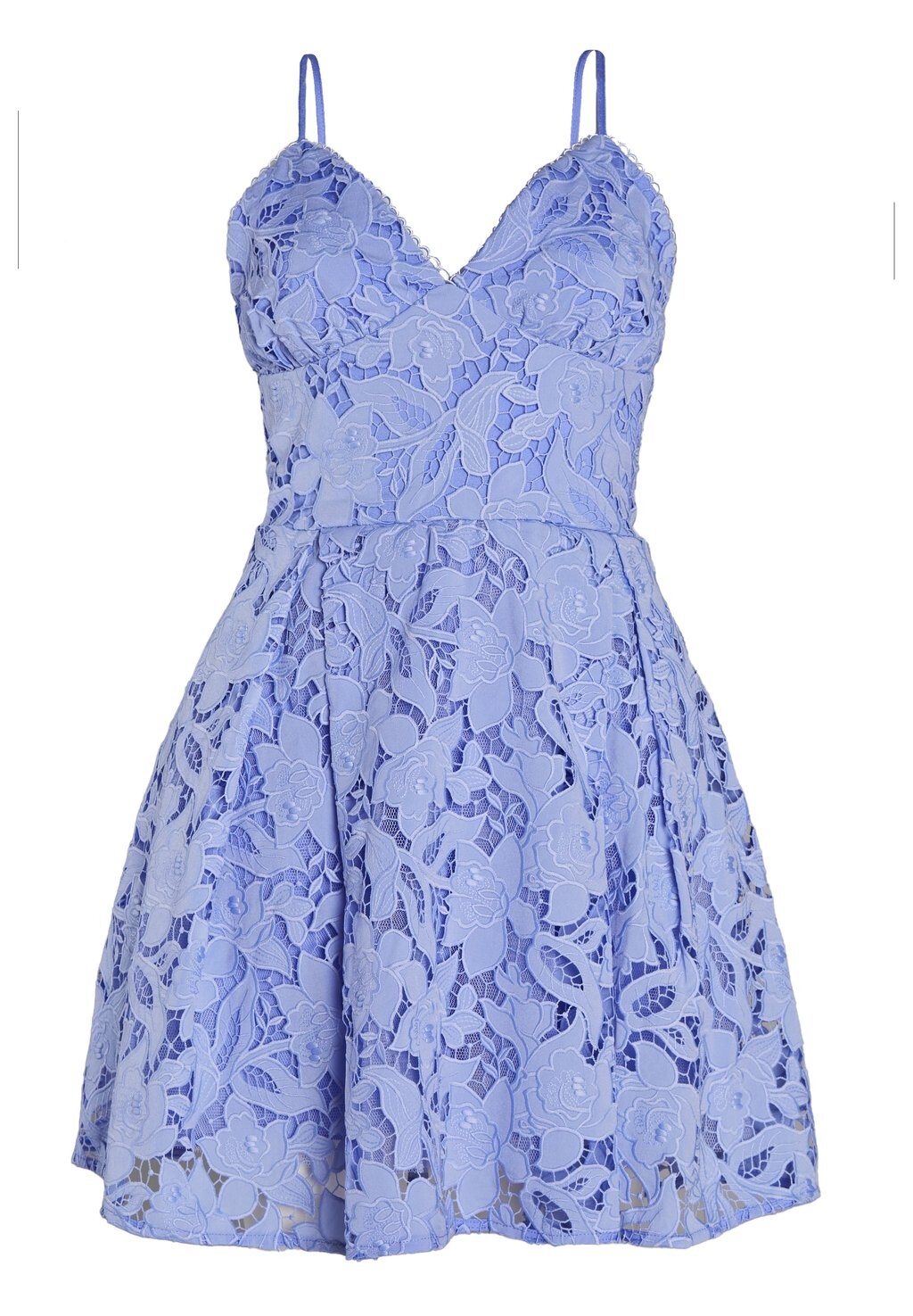

Коктейльное платье / Вечернее платье LEXIE CORNFLOWER- CUTWORK STRAPPY SKATER True Decadence, синий