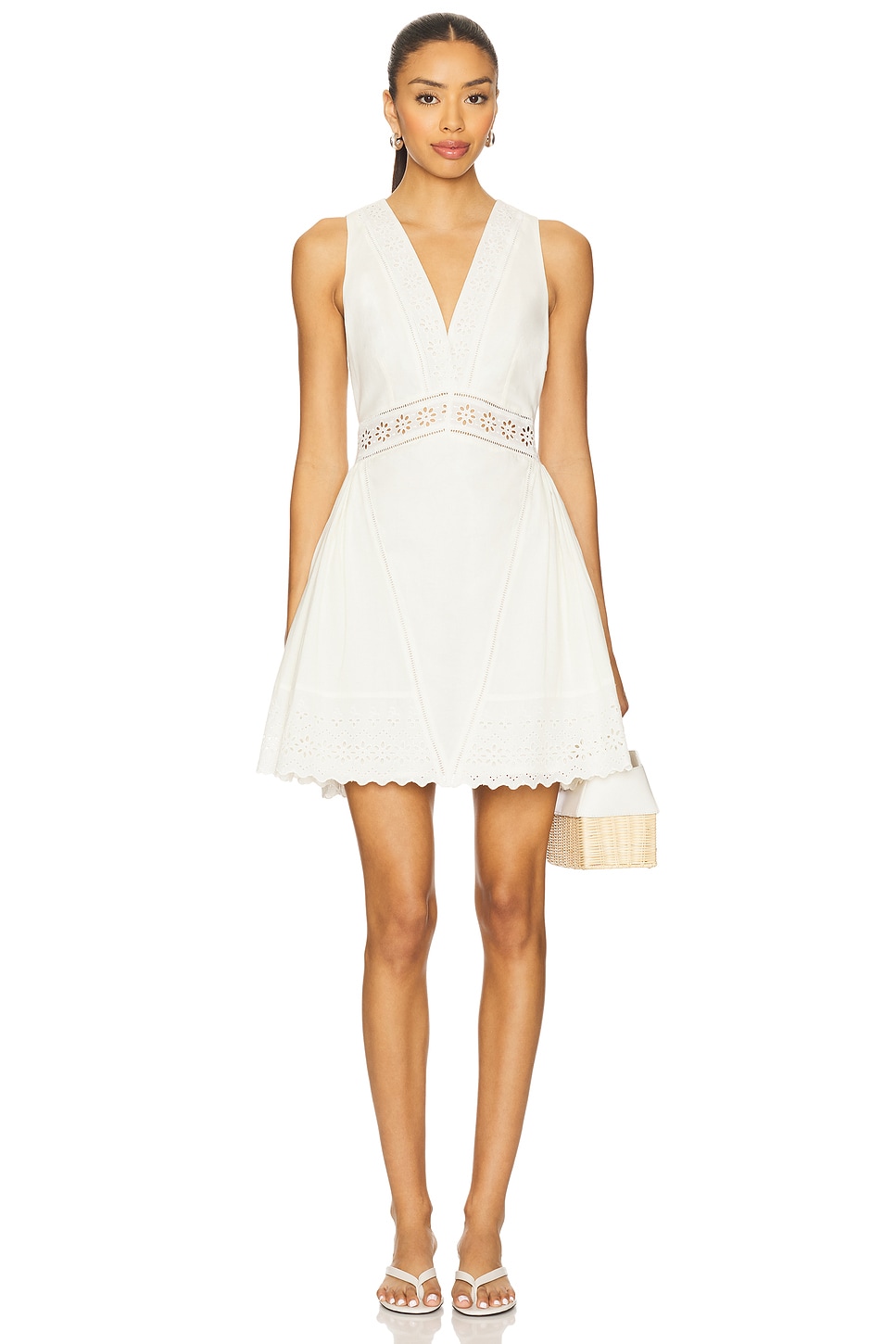 

Платье Cicely Misa Los Angeles, cream eyelet