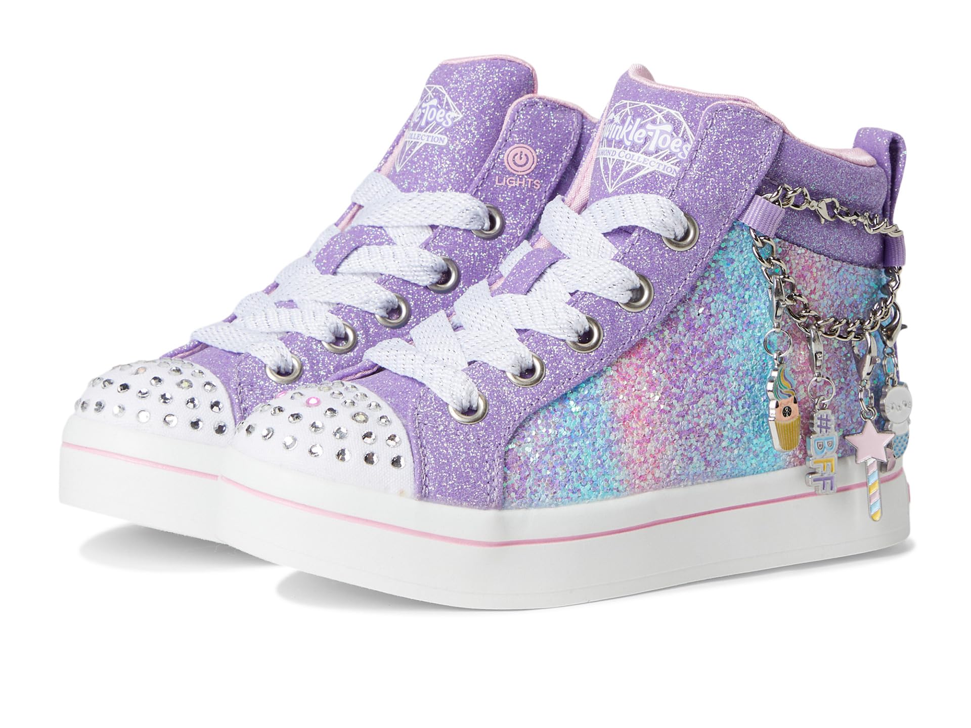 

Кроссовки SKECHERS KIDS Twi-Lites - Charm Glitz 314396L, цвет Lavendar/Multi