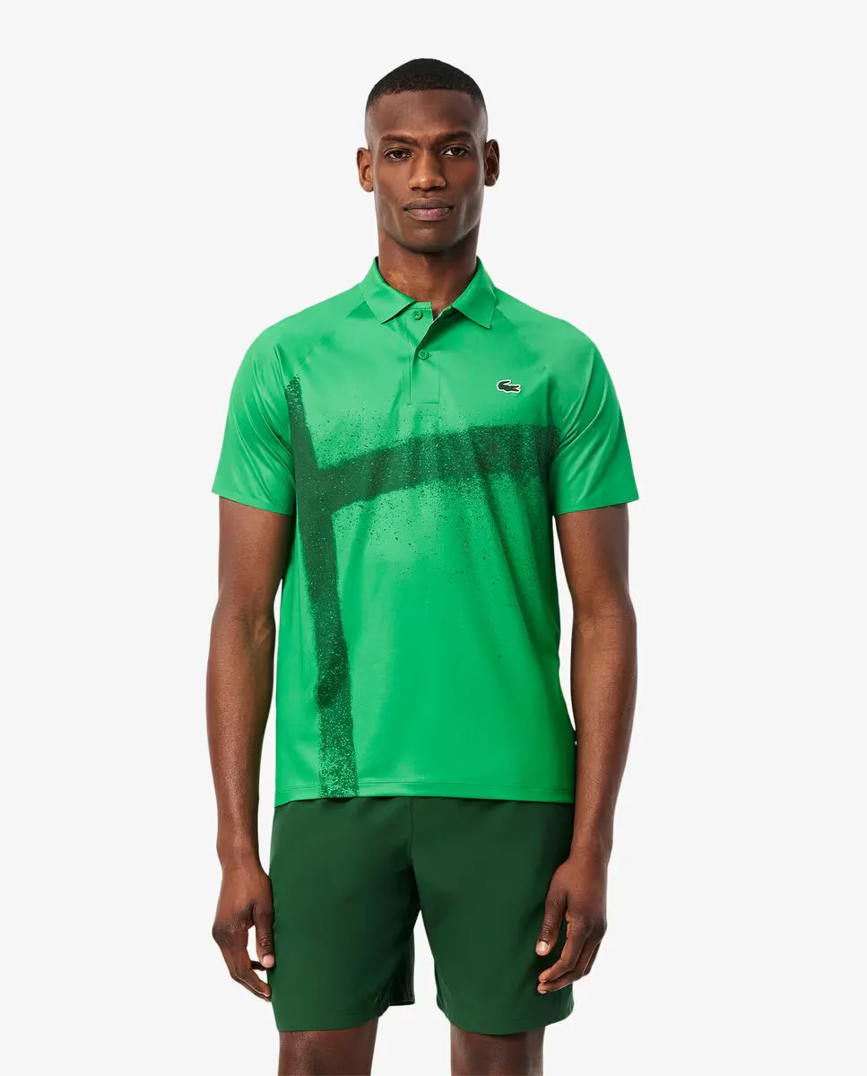 

Мужские теннисные шорты * Новак Джокович Lacoste, зеленый