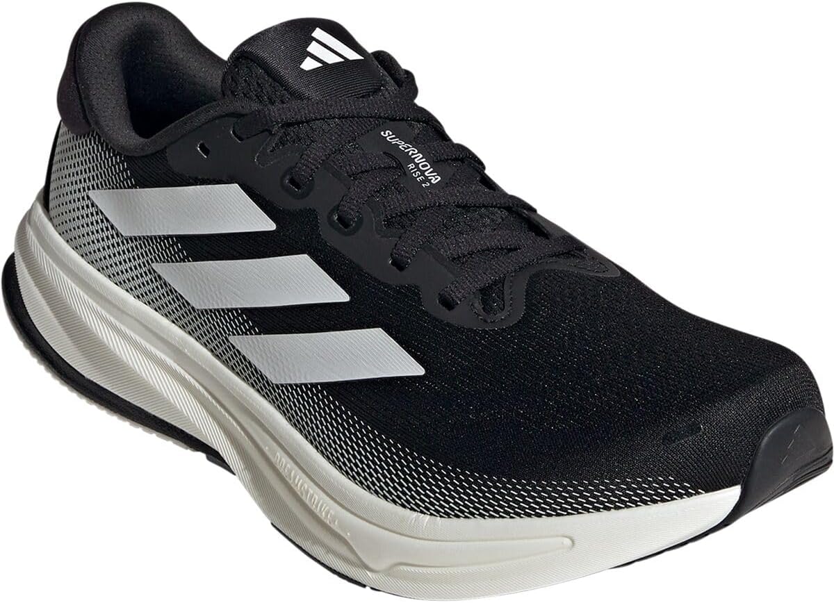 Мужские беговые кроссовки Adidas Supernova Rise 2, белый/черный — фото 2