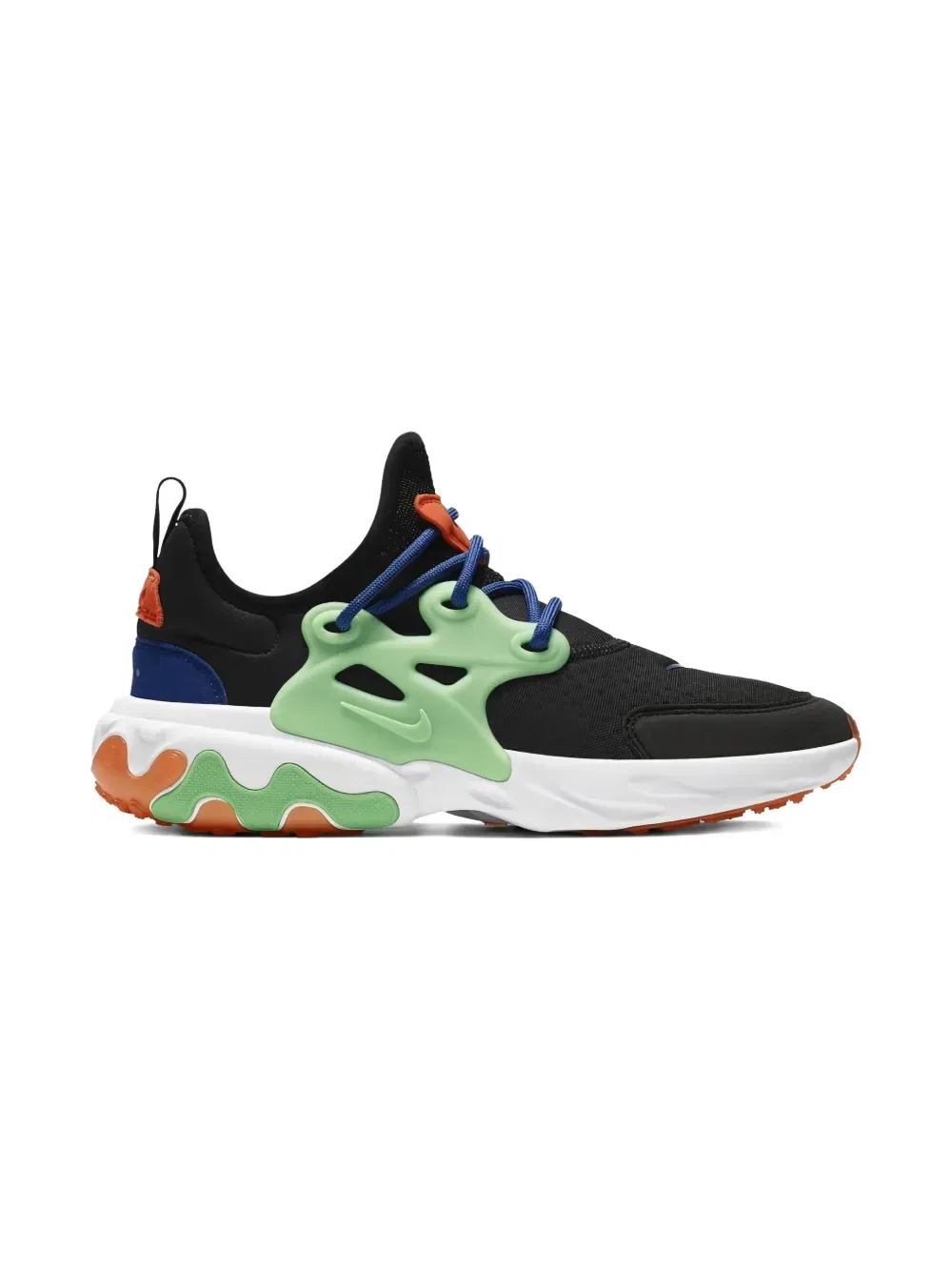 Кроссовки Presto React с откидной петлей Nike Kids, черный