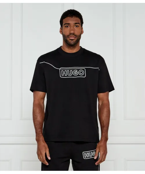 

Футболка noideryo Loose fit Hugo Blue, черный