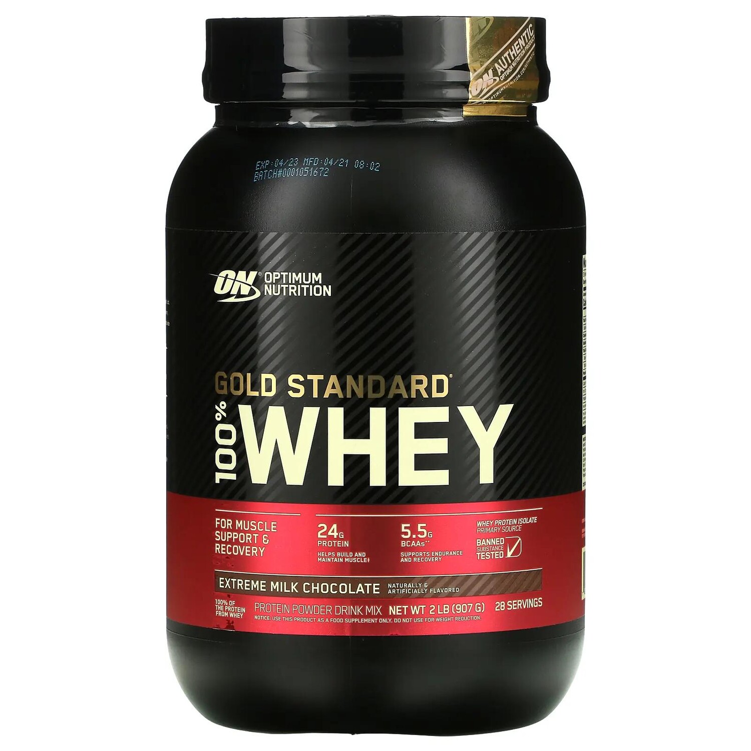 

Optimum Nutrition 100% молочная сыворотка золотой стандарт с арматом молочного шоколада 2 фунта (912 г)